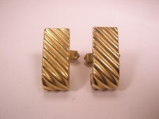SWANK Yellow Gold Filled 1/20 12K Vintage Cuff Links
