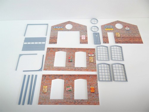 DIY House garage Scale 1:24 Diorama model kit Size 1/24 Miniature cars display - Picture 4 of 9