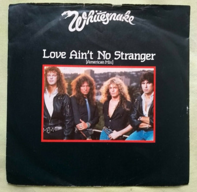 Whitesnake Love Ain't No Stranger [American Mix] 7'' Vinyl Single 1984 BP 424 slo