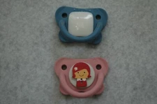 Magnetic Pacifier For Reborn Doll - Blue & Pink