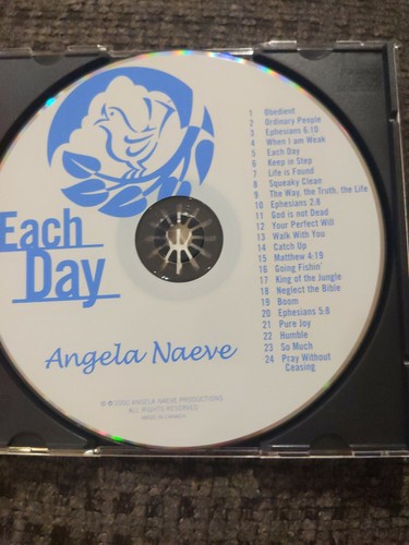 Angela Naeve - Each Day. Leading Kids Hearts To God CD - Picture 4 of 4