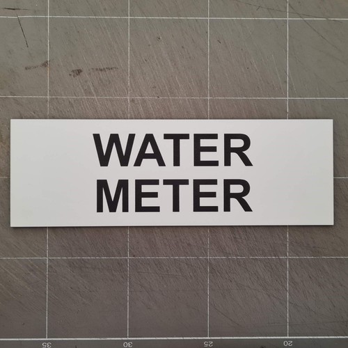 Water Meter Sign Plaque Cupboard Utility Room Shed - Picture 70 of 230