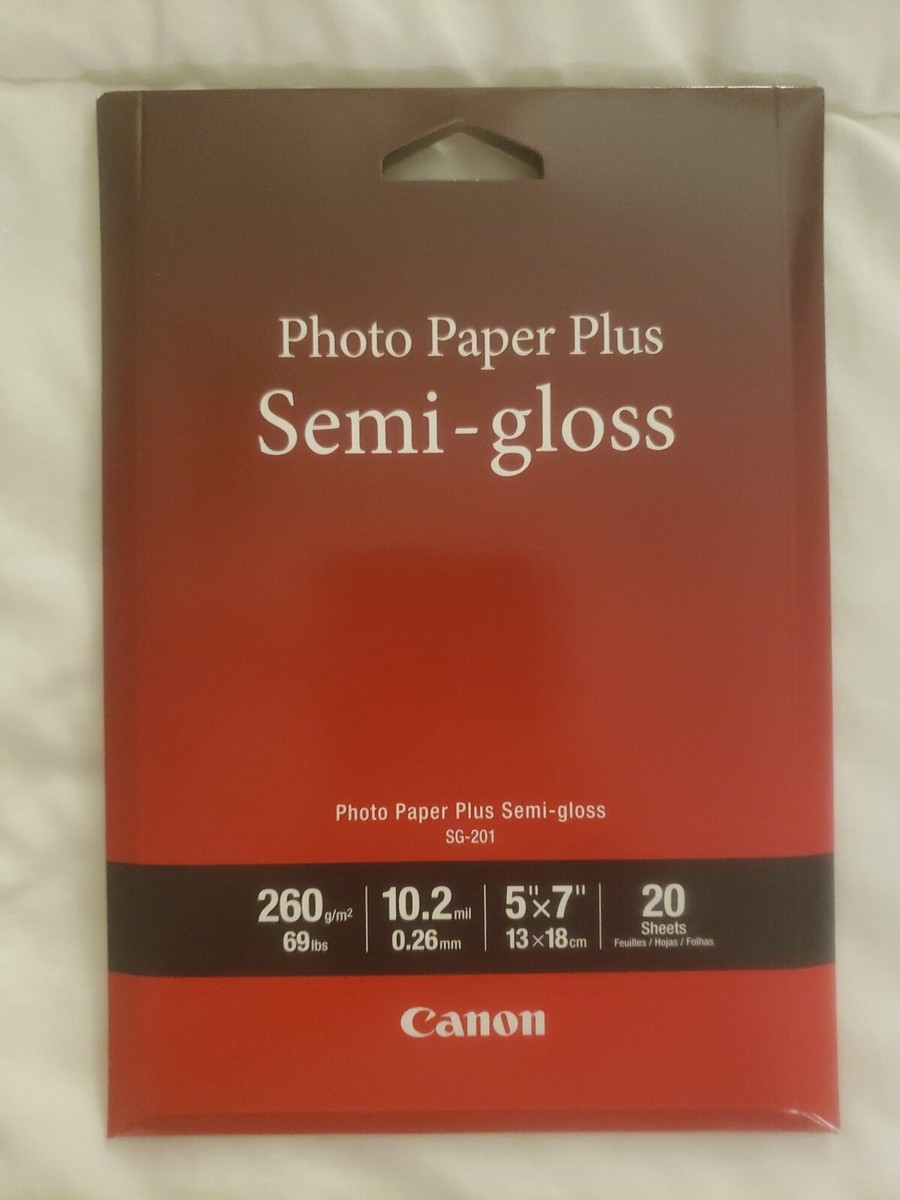 その他 Canon Semi-glossy Photo Paper HG 170 Canon Photo Paper Plus Semi-Gloss 5x7 20 Sheets | Canon