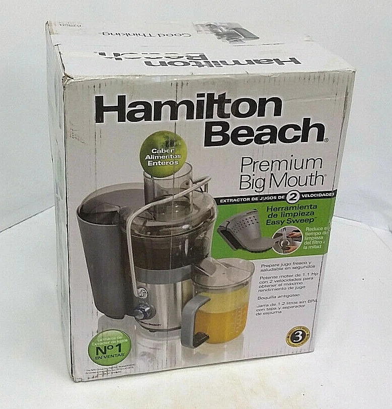 Hamilton Beach 67850 Easy Clean Big Mouth 2-speed Juice Extractor