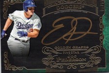 2015 Topps Five Star Golden Graphs Green #GGJP Joc Pederson #1/15 Rare!
