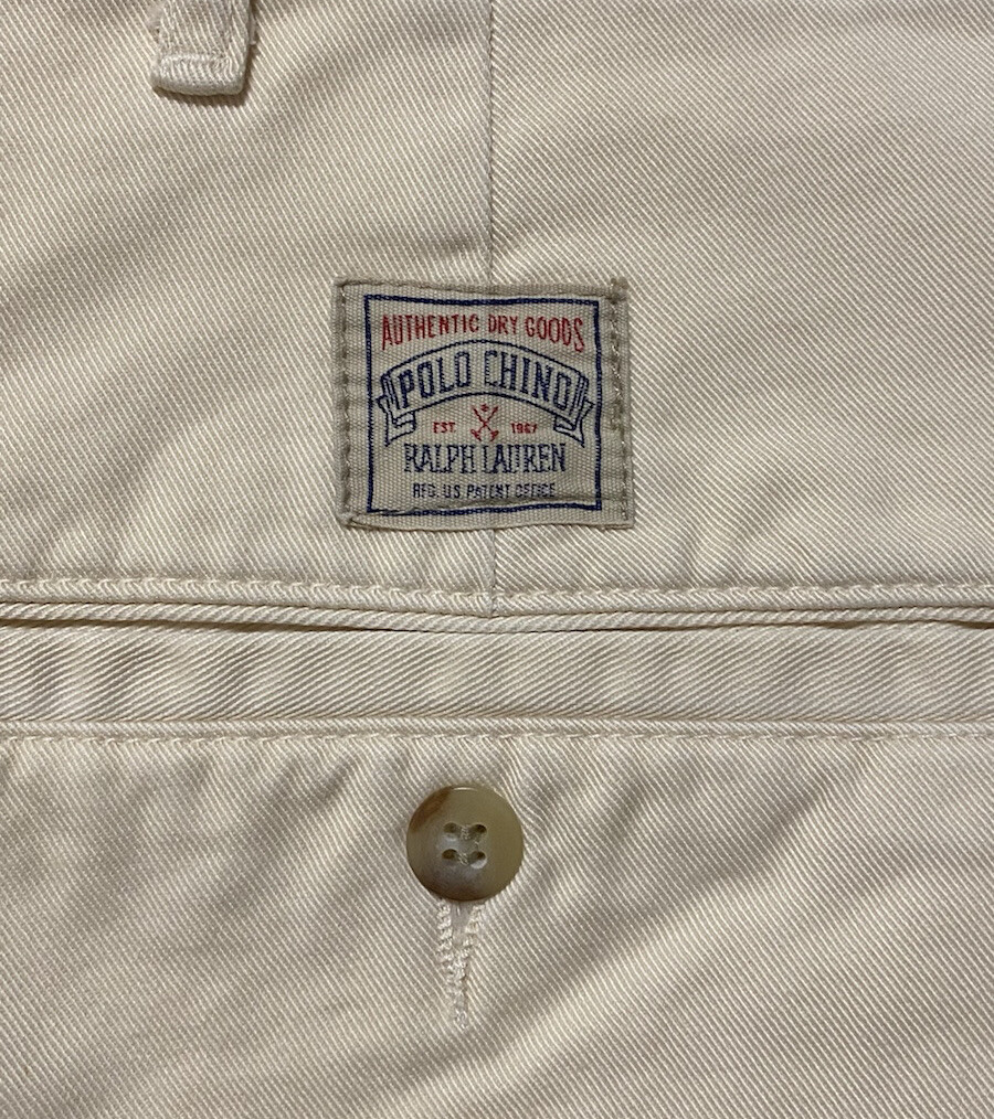 RARE Polo Ralph Lauren Men's Chino Pants 80's Archival Vintage Size 36 x 31 image 4