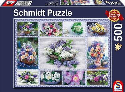 BLUMENBOUQUET * BOUQUET OF FLOWERS - Schmidt Puzzle 58366 - 500 Teile Pcs.