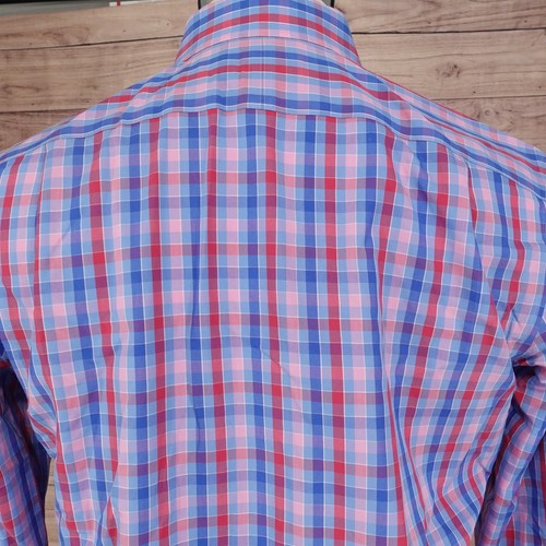 BONOBOS KNITTERFREIES SCHMALE PASSFORM KARIERTES HEMD MIT KNÖPFEN 15,5 34 - Bild 5 von 7