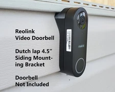 Reolink Doorbell Camera  2K 5MP Dutch Lap 4.5 in Siding Mounting Bracket Wedge