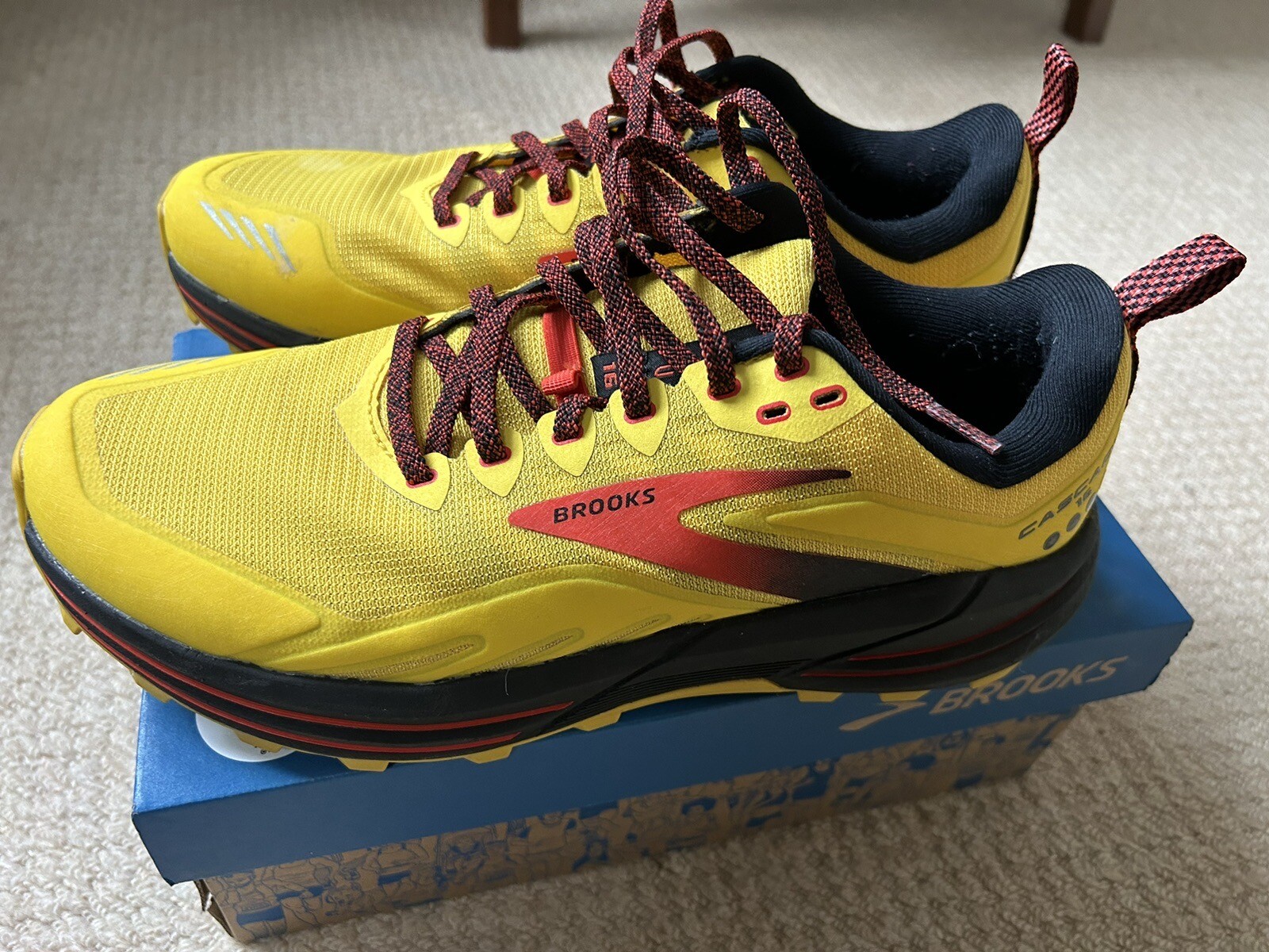 Brooks Men Cascadia 16 Trail Running Shoes Blue size 8UK 42.5 Euro eBay