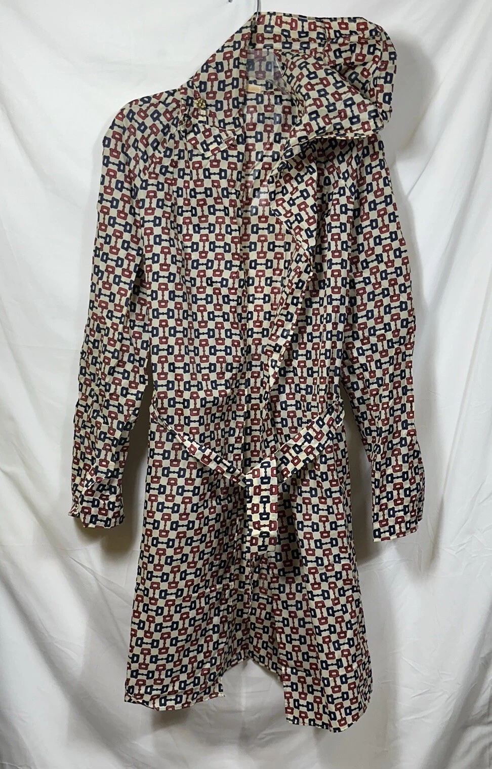 Imperméable vintage Gucci Horsebit à capuche avec sac de voyage pochette et ceinture HTF Classic