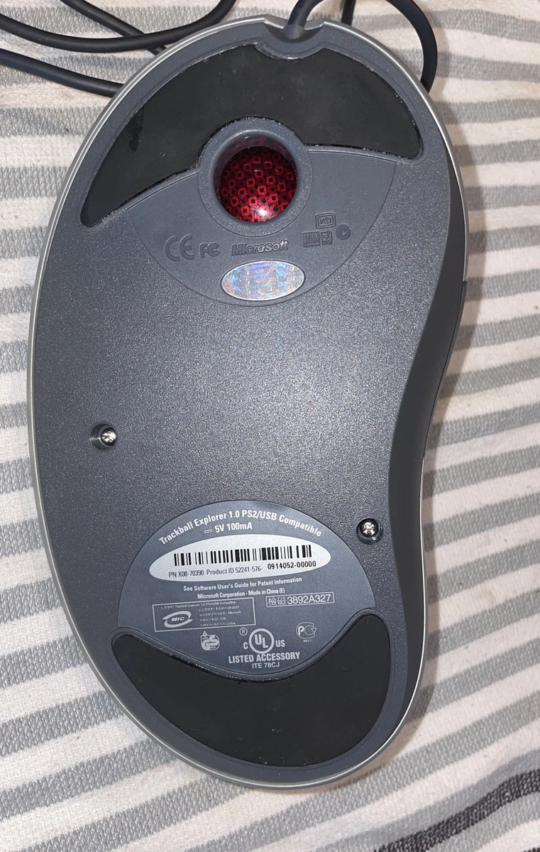 Microsoft Trackball Explorer 1.0 Optical Mouse....Tested blog.knak.jp