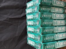 NEW ZENITH T120 HQ BLANK VHS TAPE NEW SEALED LOT OF 7