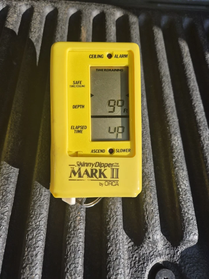 Vintage Scuba Dive Computer Orca Skinny Dipper Mark II 1986 w Case - Image 2 of 4