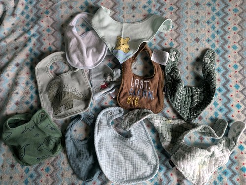 Lot Of 10 Baby Bibs