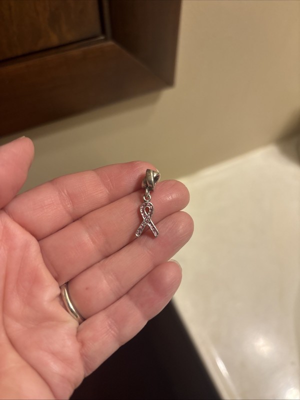 Breast Cancer Ribbon Charm