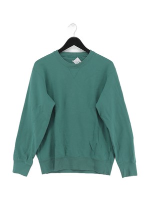 Uniqlo Damen Hoodie L Grün 100% Sonstige Pullover