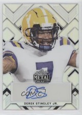 2022 Leaf Metal Draft Portrait Silver Prismatic 12/40 Derek Stingley Jr Auto 4z8