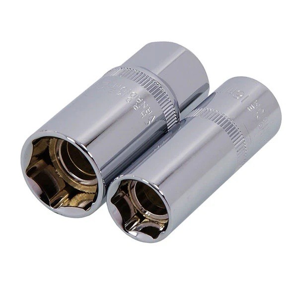 2PC 1/2IN DR MAGNETIC SPARK PLUG SOCKET SET 16MM AND 21MM - CT4015