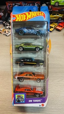Hot Wheels 2026 5 pack HW TORQUE Diecast Cars charger firebird