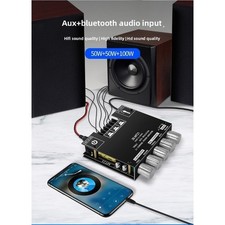 Bluetooth Audio Amplifier Board, MT21 2.1CH 50W X 2 100W Subwoofer Power Amp