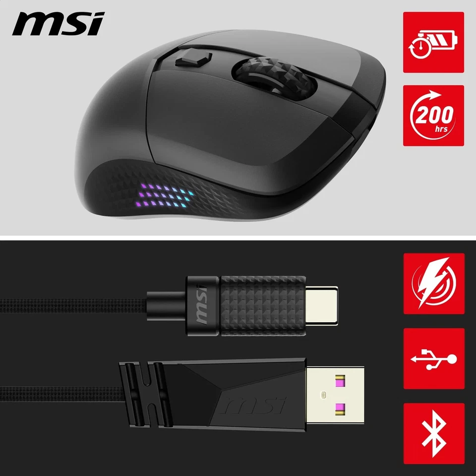 VERSA 300 ELITE WIRELESS Gaming Mouse - 26000 DPI Optical Sensor, 1000 Hz pol... - Image 4 of 4