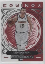 2022-23 Panini Obsidian Equinox Electric Etch Red Flood Nikola Jokic #19 3m8