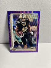2025 Topps Chrome - Purple Wave - Alvin Kamara  /75 SSP New Orleans Saints 🔥🔥