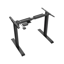 Electric Stranding Desk Frame Adjustable with up/down Button Controller Black