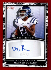 2022 SAGE HIT Autographs Black #AMD Mataeo Durant.