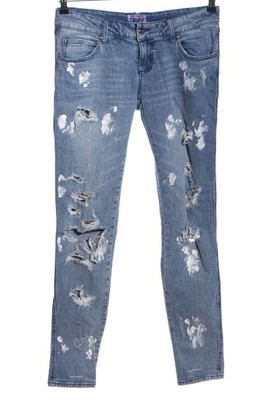 TRIPP NYC Slim Jeans Damen Jeans Gr. DE 36 blau Casual-Look