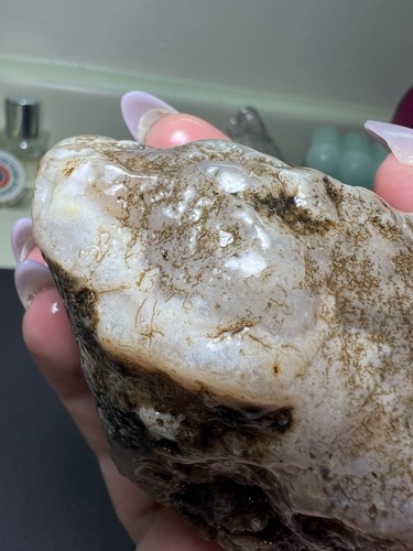 12.1oz Botryoidal Chalcedony Agate Specimen MN Rough Lapidary Cabbing - Picture 18 of 19