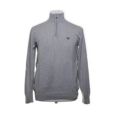 Crew Clothing Company, Strickpullover, Größe: L, TMSC004, Grau, Baumwolle #ipP