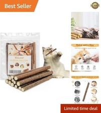 Natural Silvervine Chew Sticks for Cats   Dental Care  Happy Playtime, 12 PCS