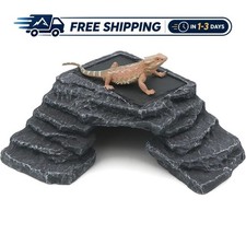AQUA KT Reptile Turtle Basking Platform Rock with Climbing Ramp Ledge for