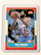 1986-87 Fleer - Mike Woodson #129