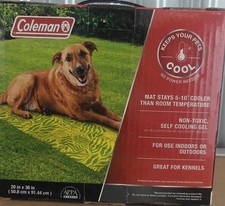 Cool Cooling Mat For Dogs Large 20 36 In Coral Yellow