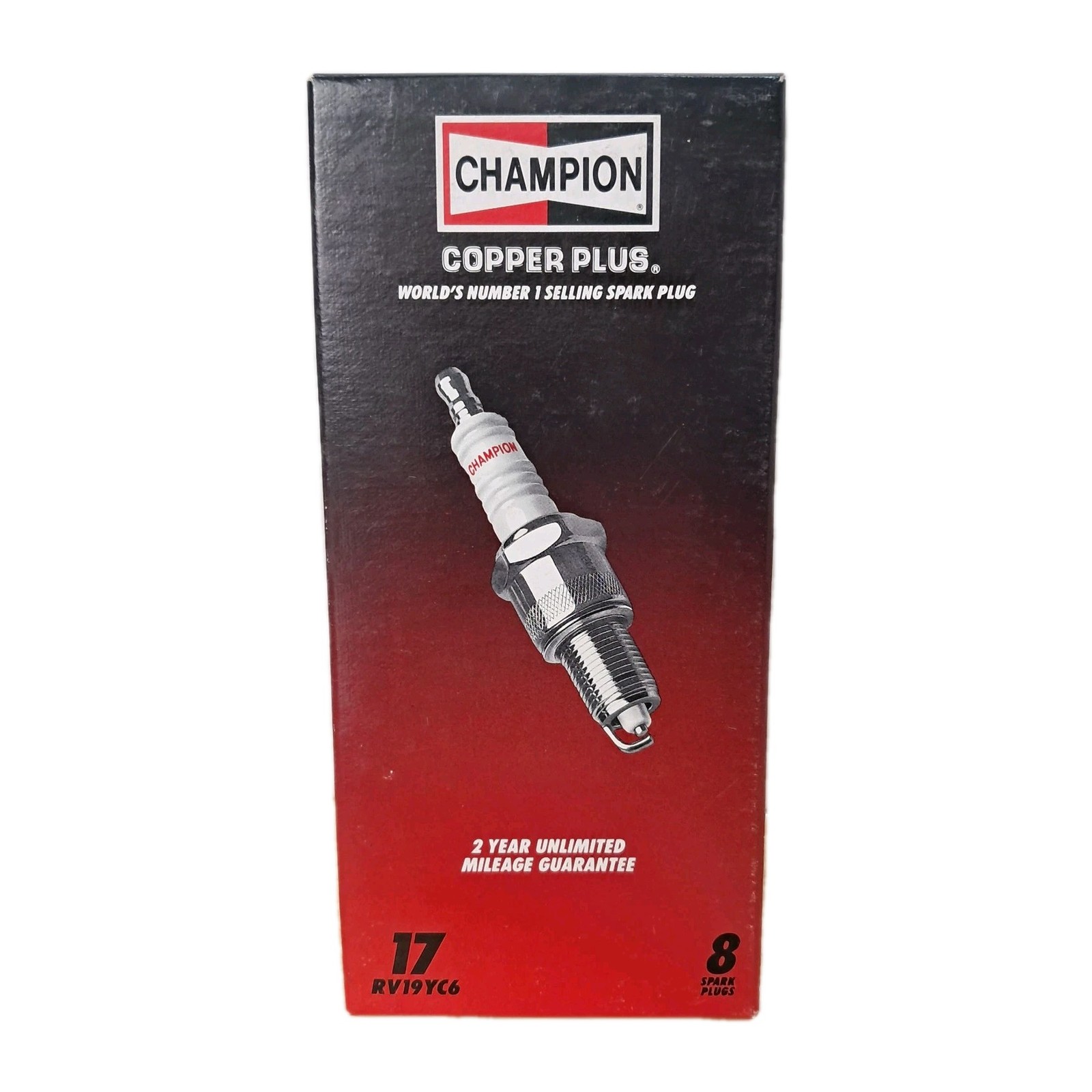 Champion 17 set of 8 COPPER SPARK PLUGS RV19YC6