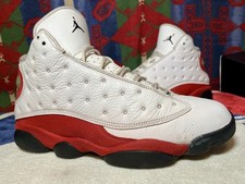 Jordan 13 Retro Chicago White Red Black Suede Leather Men’s Size 13 414571-122