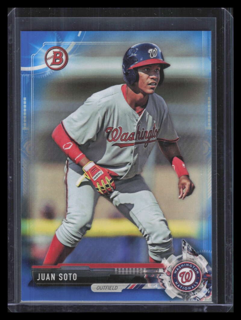 2017 Bowman Draft Blue bd162 Juan Soto Rookie 81/150
