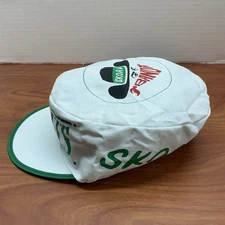 VINTAGE 80S WHITE/GREEN SKOAL BANDIT PAINTER’S CAP COWBOY TOP