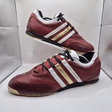 Adidas Y-3 Yohji Yamamato Sprint Trainers Men's UK 11 Burgundy Gold Boxing