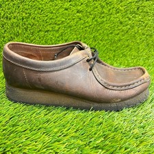 Clarks Originals Wallabee Womens Size 7 Brown Leather Walking Leather Shoes