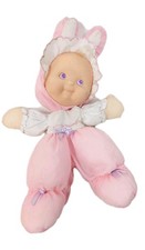 Vintage Puffalump fisher price 1991 pink baby doll with bunny ears