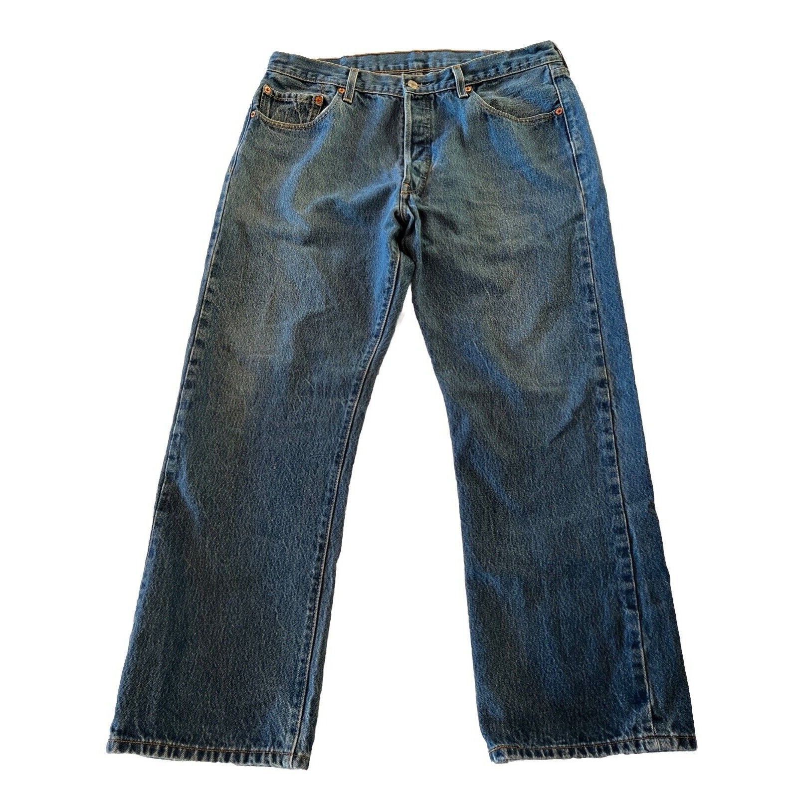 Levi’s VTG 501 XX Jeans 36x29 Fit Blue Y2K Denim Cotton Button Fly Medium Wash