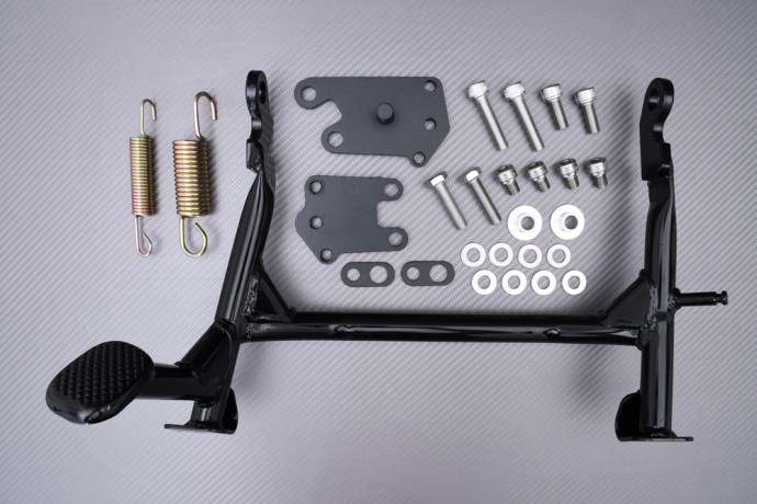 Béquille centrale noire en acier pour moto Yamaha MT-07 Tracer 700 et GT de 2016 à 2019
