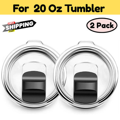 2 Pack Tumbler Lids for Yeti 20 Oz Magnetic Replacement Cover, for 20 Oz Tumbler