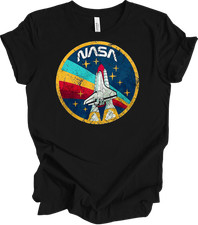 NASA Vintage Space Shuttle Retro Graphic T-Shirt