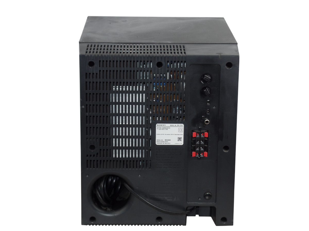 Sony Active Subwoofer Wired Model SA-CS9- Black - Free shipping | eBay