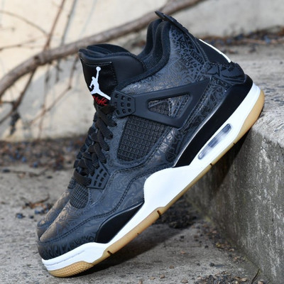 靴 Nike Air Jordan 4 Retro \"Laser Black/Gum Nike Air Jordan 4 Laser Black Gum (2019) size 11.5 | eBay